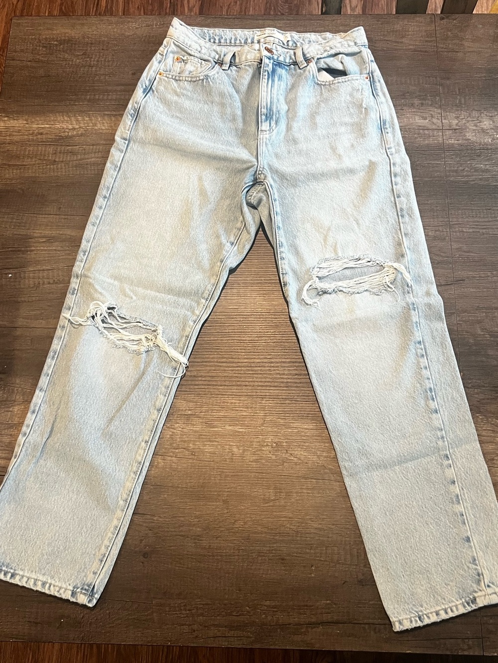 Garage Vintage Straight Distressed Jeans | Size 07 / 28